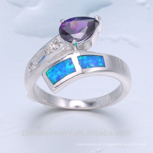 Feuer Opal schöne Bulk kaufen aus China Damen Finger Gold Ring Design